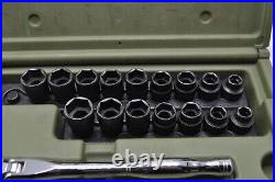 Matco Tools Special Forces RL100 Metric SAE Ratchet & Socket Set With Case SWEET