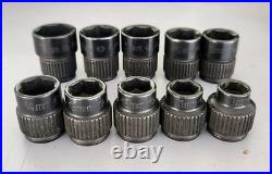 Matco Tools USA 19 piece Metric SAE Pass Through Flex Head Ratchet Set