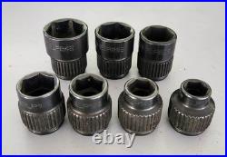 Matco Tools USA 19 piece Metric SAE Pass Through Flex Head Ratchet Set