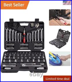 Mechanic Tool Set 161 Piece Automotive Home Repair Socket Wrench Kit