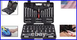 Mechanic Tool Set 161 Piece Automotive Home Repair Socket Wrench Kit