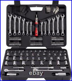 Mechanic Tool Set 161 Piece Automotive Home Repair Socket Wrench Kit