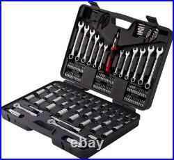 Mechanic Tool Set 161 Piece Automotive Home Repair Socket Wrench Kit