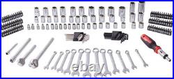 Mechanic Tool Set 161 Piece Automotive Home Repair Socket Wrench Kit