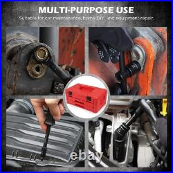 Mechanics Tool Set 132-Piece SAE Metric Drive Socket Ratcheting Wrenches