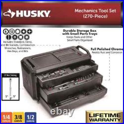Mechanics Tool Set Kit Socket 270 Piece Case Tools Sae Metric Drive Box Ratchet Mechanics Tool Set Kit Socket 270 Piece Case Tools Sae Metric Drive Box Ratchet