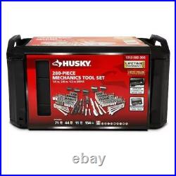Mechanics Tool Set Kit Socket 280 Piece Case Tools Sae Metric Drive Box Ratchet