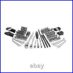 Mechanics Tool Set Kit Socket 280 Piece Case Tools Sae Metric Drive Box Ratchet