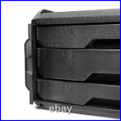Mechanics Tool Set Kit Socket 280 Piece Case Tools Sae Metric Drive Box Ratchet
