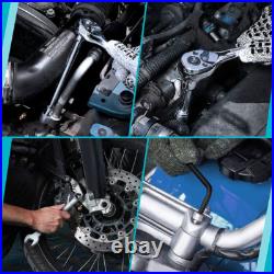 Mechanics Tool Set Sockets Set SAE/Metric Ratchet Wrench Set 90-Tooth 149-Pieces