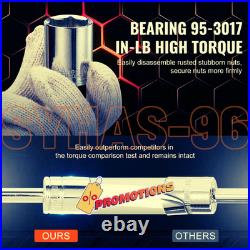 Mechanics Tool and Socket Set 1/4 3/8 1/2 Drive Deep 450 Pcs SAE and Metric