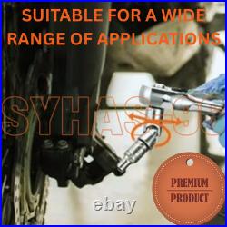 Mechanics Tool and Socket Set 1/4 3/8 1/2 Drive Deep 450 Pcs SAE and Metric