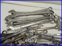 Mechanics Wrench Lot Over 110 Pieces Mixed Brands Different Sizes Large Variety