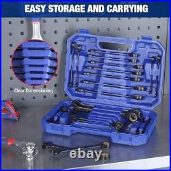 Metric 6-18mm SAE 1/4-3/4 22-Piece Ratcheting Wrench Set Mechanics Tool Kit Metric 6-18mm SAE 1/4-3/4 22-Piece Ratcheting Wrench Set Mechanics Tool Kit