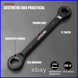 Metric & Standard Socket Set with Quick Release Ratchet
