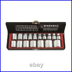 Metrinch 1/2 Drive Standard Socket Set 17pc Metric & SAE