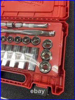 Milwaukee 1/2 Drive SAE Ratchet and Socket Mechanics Set 22 Piece 48-22-9410