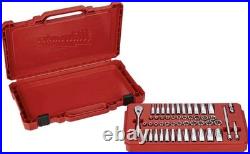 Milwaukee 1/4 in Ratchet & Socket Set SAE Metric with Case 48-22-9004