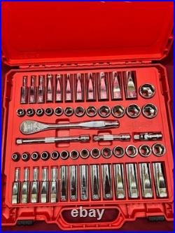 Milwaukee 3/8 Drive 56pc Ratchet & Socket Set SAE & Metric
