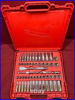 Milwaukee 3/8 Drive 56pc Ratchet & Socket Set SAE & Metric