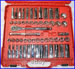 Milwaukee 45-22-9008 -56pc Ratchet & Socket Set SAE & Metric 3/8 Drive #261