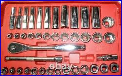 Milwaukee 45-22-9008 -56pc Ratchet & Socket Set SAE & Metric 3/8 Drive #261