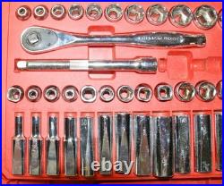 Milwaukee 45-22-9008 -56pc Ratchet & Socket Set SAE & Metric 3/8 Drive #261