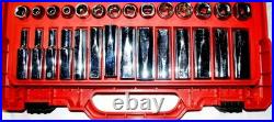 Milwaukee 45-22-9008 -56pc Ratchet & Socket Set SAE & Metric 3/8 Drive #261
