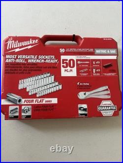 Milwaukee 48-22-9004 1/4 Drive SAE / Metric Socket Mechanics Tool Set Milwaukee 48-22-9004 1/4 Drive SAE / Metric Socket Mechanics Tool Set