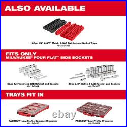 Milwaukee 48-22-9004 1/4-Inch Drive SAE and Metric Ratchet and Socket Set 50pc Milwaukee 48-22-9004 1/4-Inch Drive SAE and Metric Ratchet and Socket Set 50pc