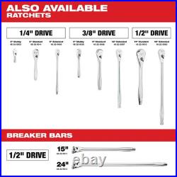 Milwaukee 48-22-9004 1/4-Inch Drive SAE and Metric Ratchet and Socket Set 50pc Milwaukee 48-22-9004 1/4-Inch Drive SAE and Metric Ratchet and Socket Set 50pc