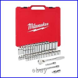 Milwaukee 48-22-9008 3/8Dr 56pc Rat & Socket Set SAE & Metric AUTH USA DEALER
