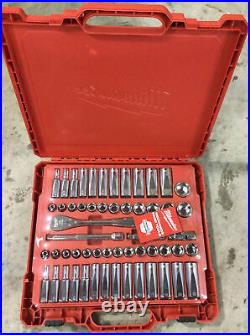 Milwaukee 48-22-9008 56PC 3/8-Inch Drive SAE and Metric Ratchet and Socket Set