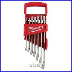 Milwaukee 48-22-9407 Max Bite Standard SAE Combination Wrench Set 7 Piece