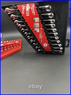 Milwaukee 48-22-9411 & 48-22-9511 SAE/Metric Combination Wrench Sets