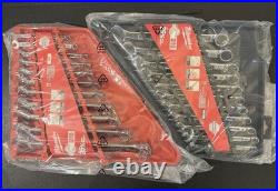 Milwaukee 48-22-9411 & 48-22-9511 SAE/Metric Combination Wrench Sets