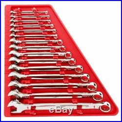 Milwaukee 48-22-9415 15-Piece Standard Open-End Combination Wrench Set SAE new