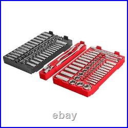 Milwaukee 48-22-9486 106pc 3/8 & 1/4 Drive SAE/Metric Tool Set withPACKOUT Case