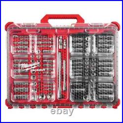 Milwaukee 48-22-9486 1/4 and 3/8 Metric & SAE Ratchet & Socket Set with Packout