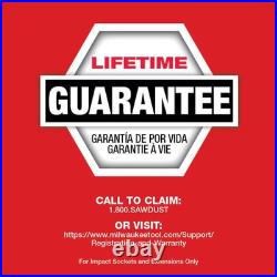 Milwaukee SHOCKWAVE 3/8 in. Drive SAE and Metric 6 Point Impact Socket Set 43-P