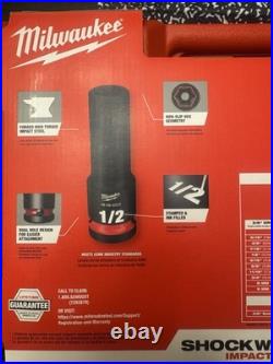 Milwaukee SHOCKWAVE Impact Duty 3/8in Drive Metric & SAE 43pc Socket Set