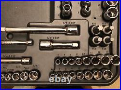 NAPA Socket Set USA 123-Piece SAE & Metric 6-Point 1/4 & 3/8 Drive