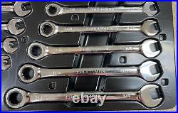 NEAR MINT CRAFTSMAN Ratcheting Combination Wrench Set of 20 Metric SAE 946820