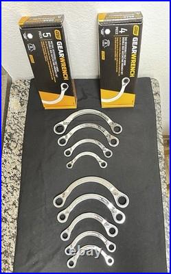 NEWGEARWRENCH SAE/METRIC Half Moon Ratcheting Double Box End Wrench Combo-Set NEWGEARWRENCH SAE/METRIC Half Moon Ratcheting Double Box End Wrench Combo-Set