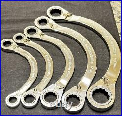 NEWGEARWRENCH SAE/METRIC Half Moon Ratcheting Double Box End Wrench Combo-Set NEWGEARWRENCH SAE/METRIC Half Moon Ratcheting Double Box End Wrench Combo-Set