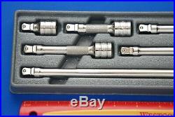 NEW 2018 Snap-On 6 Pc 3/8 Drive Wobble Plus Extension Set 206AFXWP SHIPS FREE