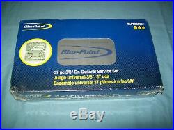 NEW Blue-Point BLPGSS3837 3/8 drive 37-pc SAE METRIC General Service SET SEALed