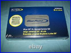 NEW Blue-Point BLPGSS3849 3/8 drive 49pc SAE METRIC General Service Set