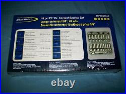 NEW Blue-Point BLPGSS3849 3/8 drive 49pc SAE METRIC General Service Set