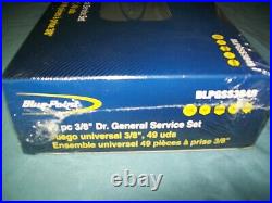 NEW Blue-Point BLPGSS3849 3/8 drive 49pc SAE METRIC General Service Set